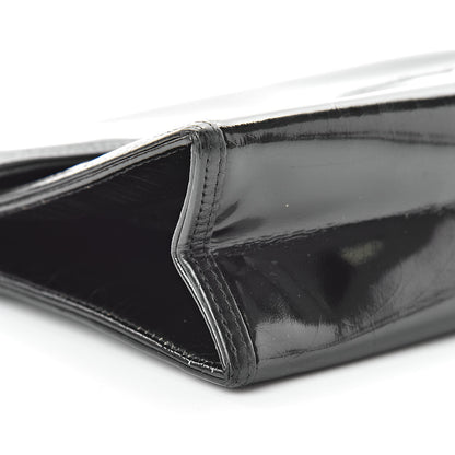 Chanel Patent Envelope CC Clutch Black 14 of 17