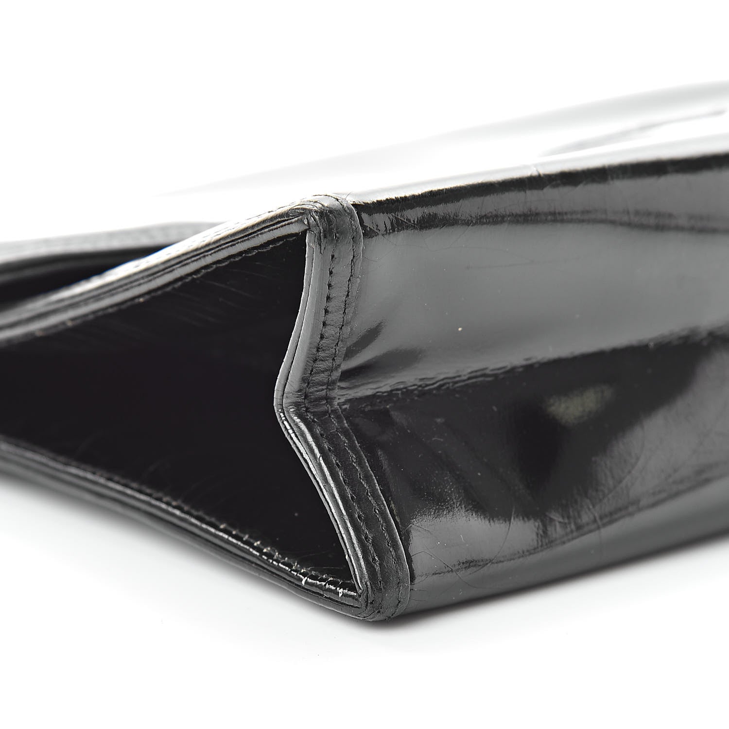 Chanel Patent Envelope CC Clutch Black 14 of 17