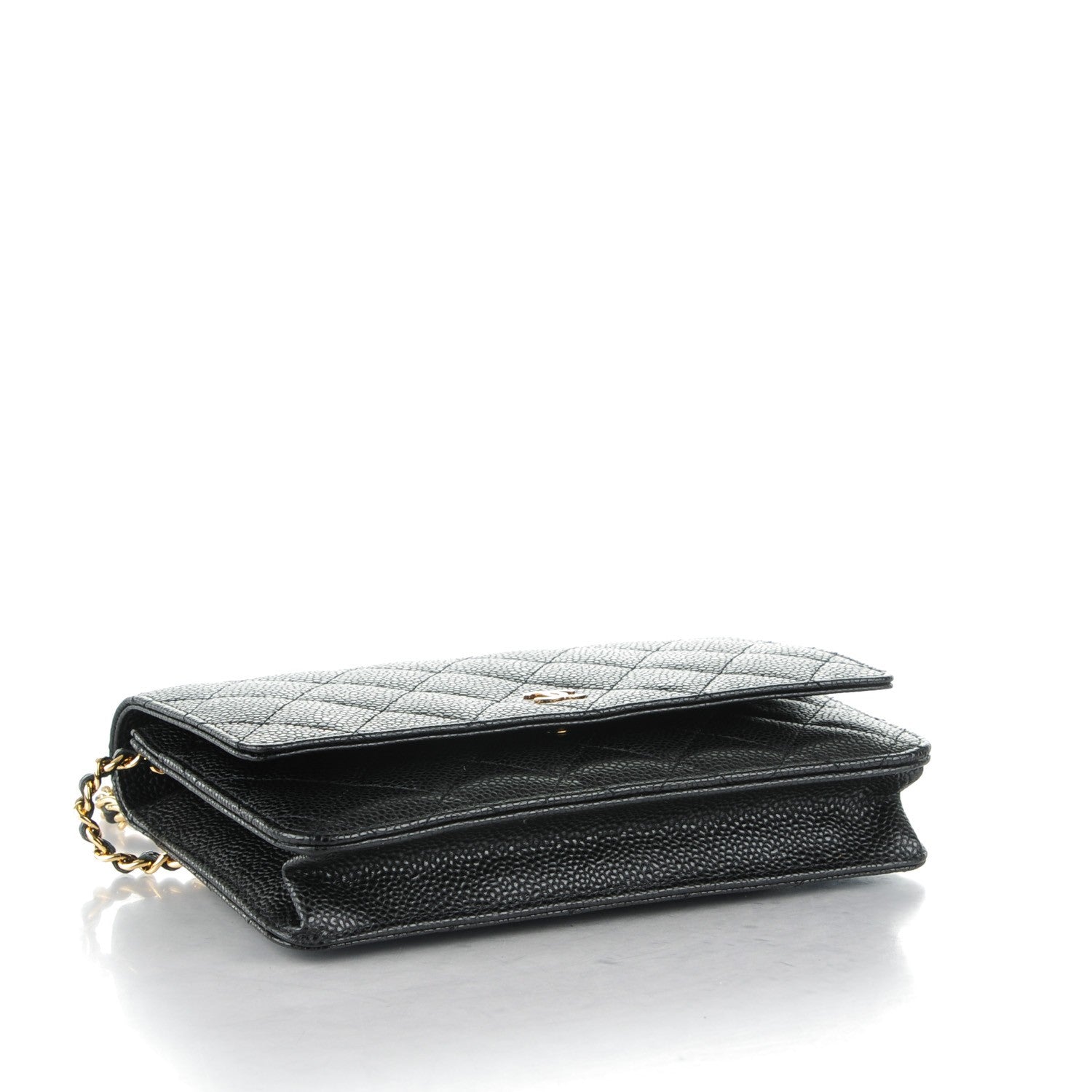 Chanel Caviar Quilted Wallet On Chain WOC Black 4 of 8