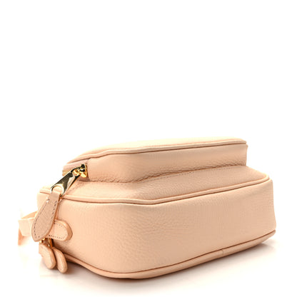 Burberry Grained Calfskin Small Camera Bag Peach Pink 4 of 9