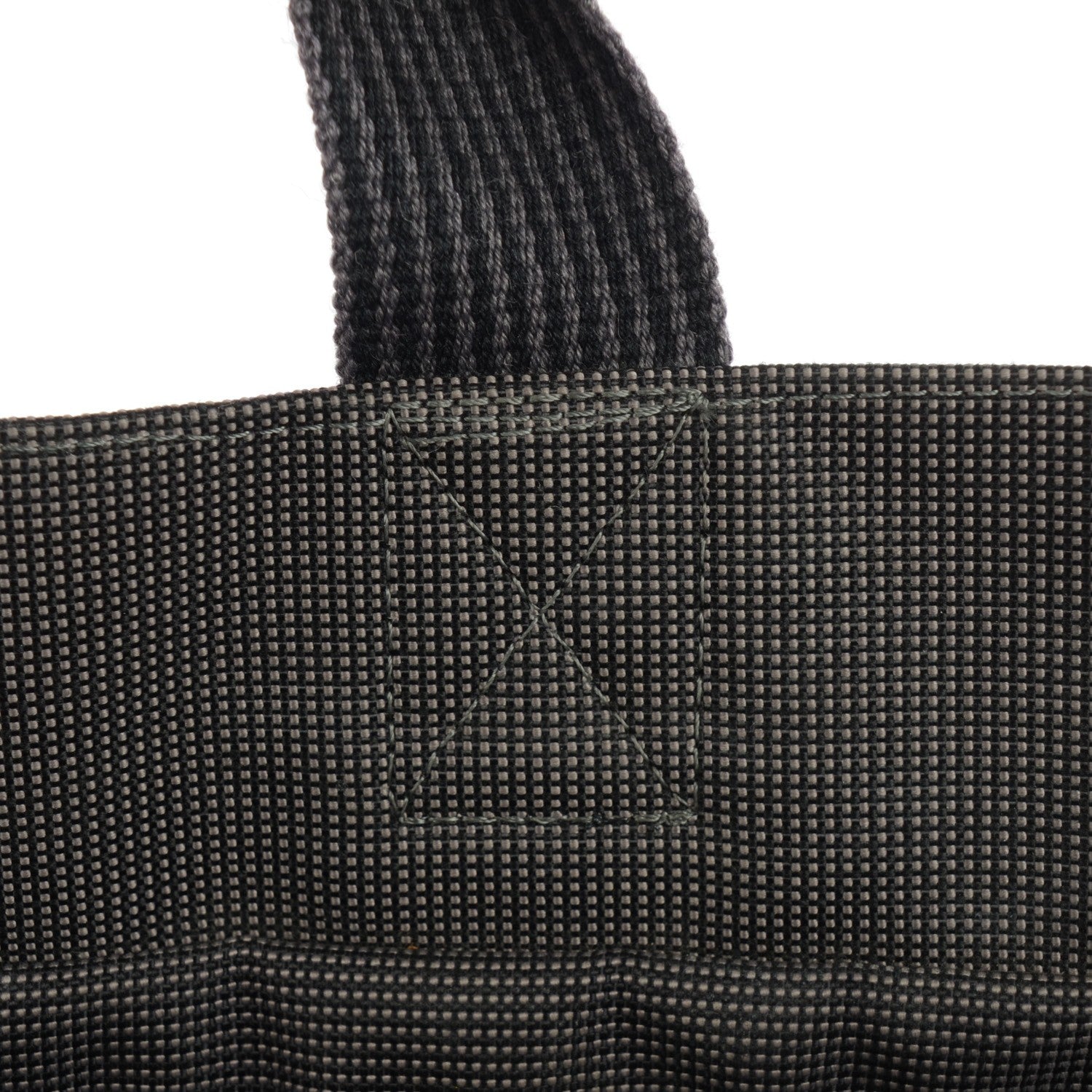 Hermes Canvas Herline MM Tote Grey 8 of 14