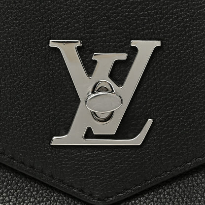 Louis Vuitton Soft Calfskin My Lockme Chain Bag BB Black 7 of 9