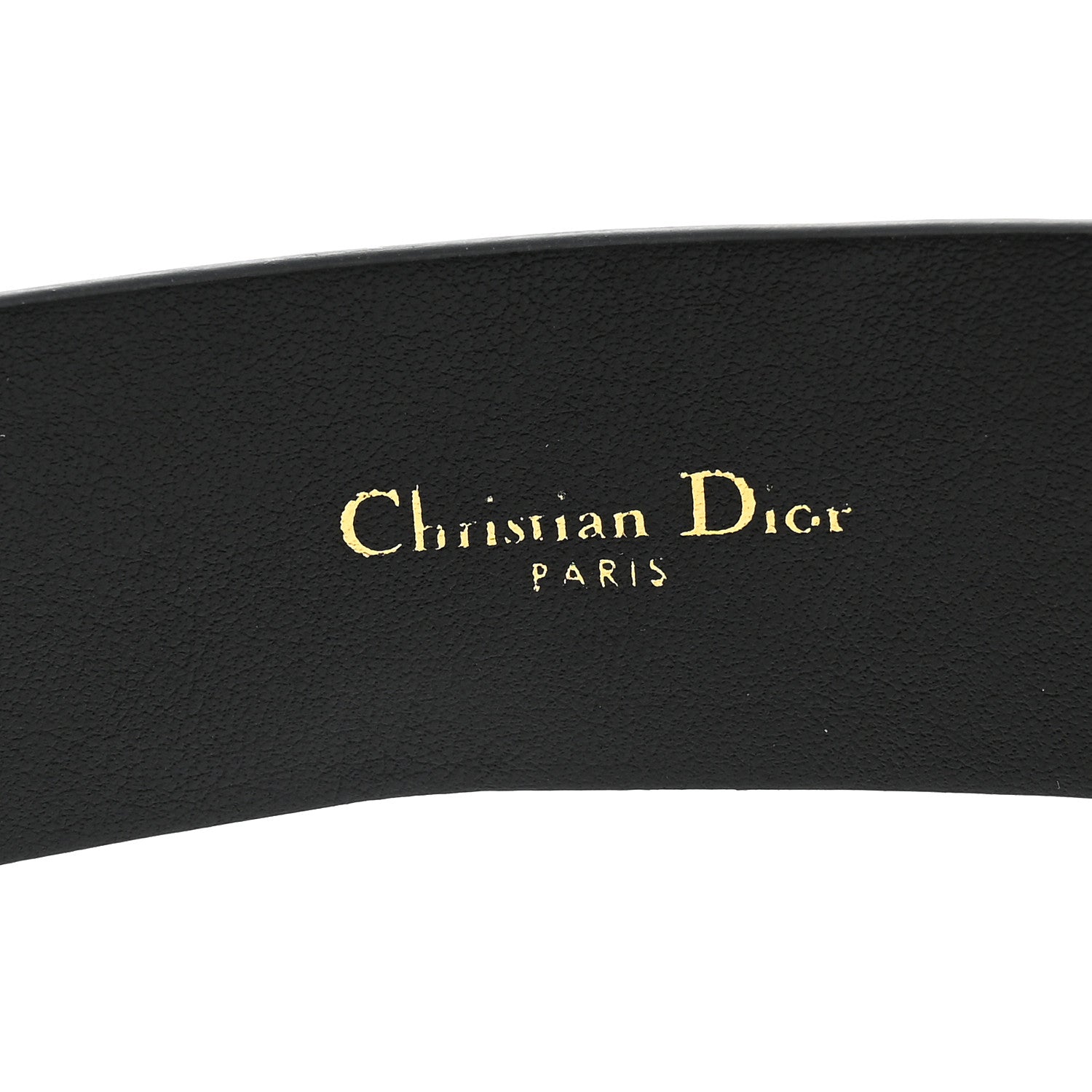 Christian Dior Calfskin 30 Montaigne Belt 90 36 Black 3 of 6