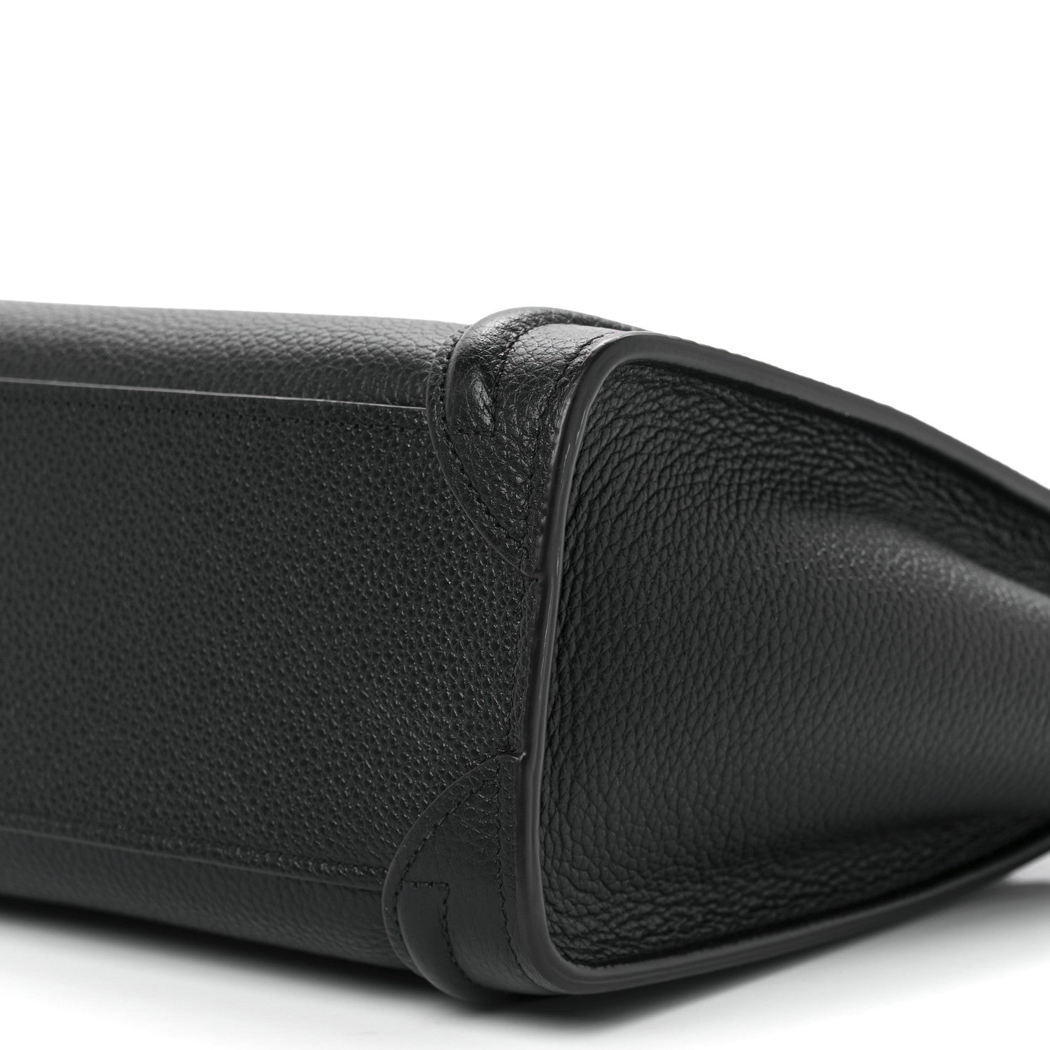 Celine Drummed Calfskin Nano Luggage Black 11 of 12