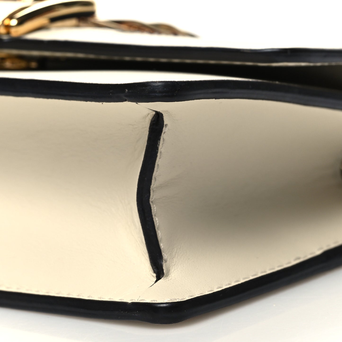 Calfskin Super Mini Sylvie Chain Shoulder Bag White