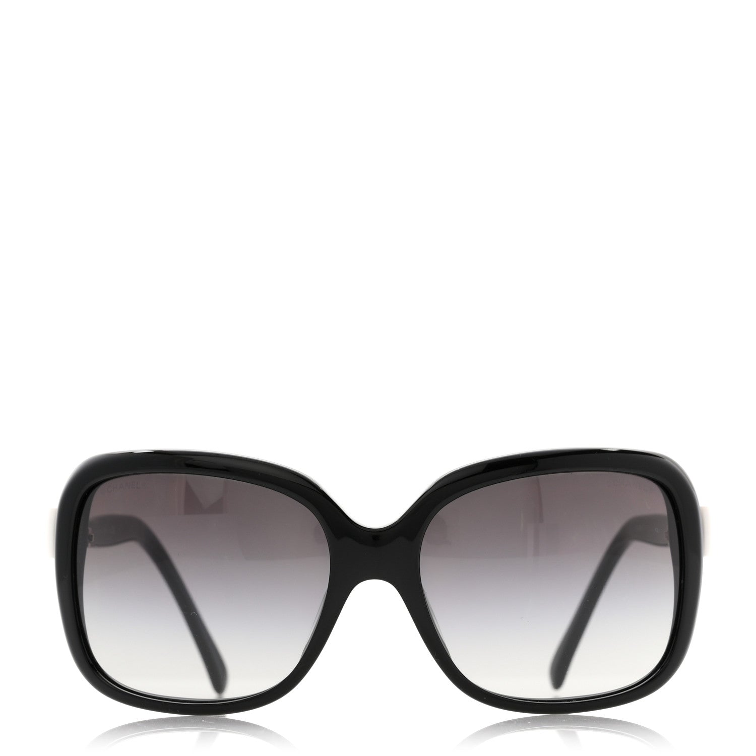 極美品 CHANEL ブラック×ホワイト リボンモチーフ 5171-A 希少 Chanel CC Bow Sunglasses 5171 Black White 1857850 – FASHIONPHILE