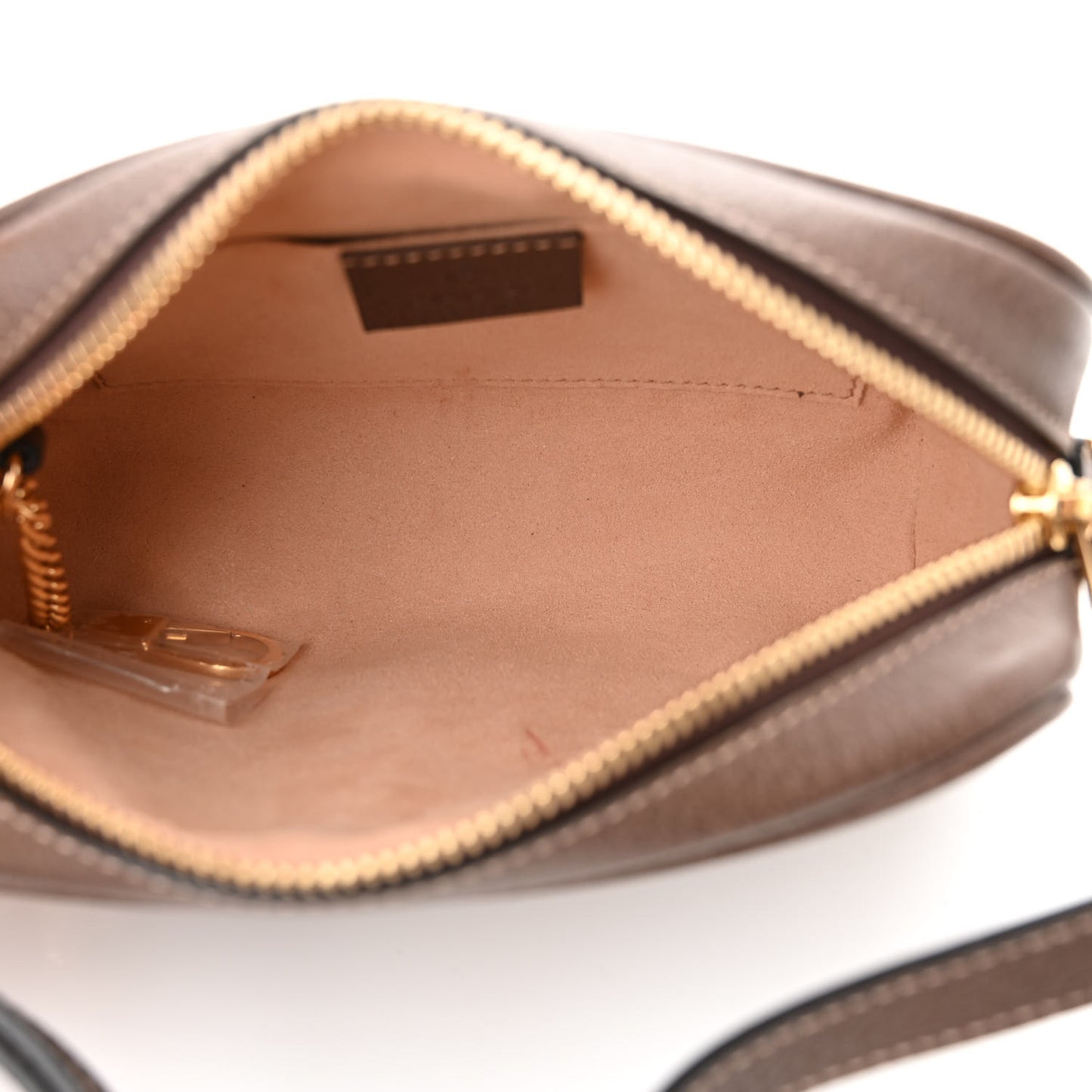 GG Supreme Monogram Web Mini Ophidia Shoulder Bag Brown
