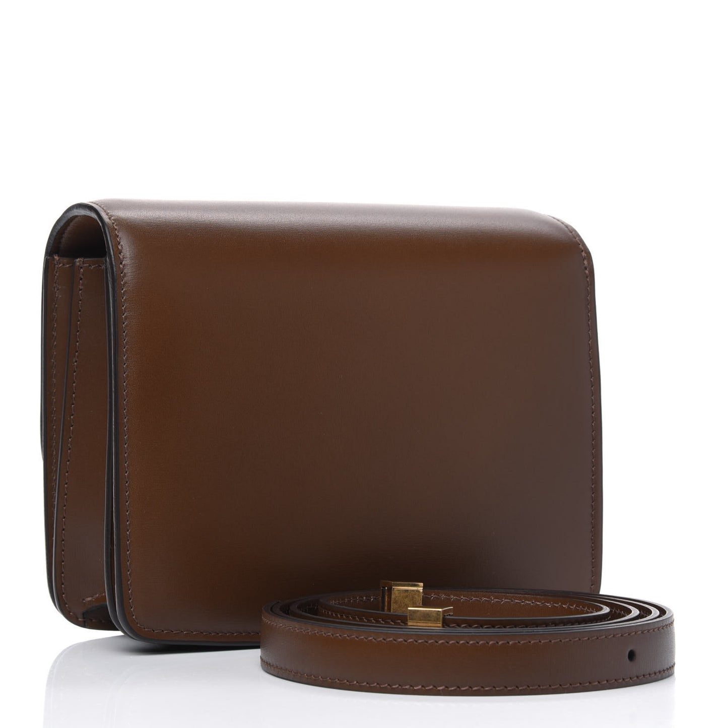 Box Calfskin Small Classic Box Flap Bag Camel