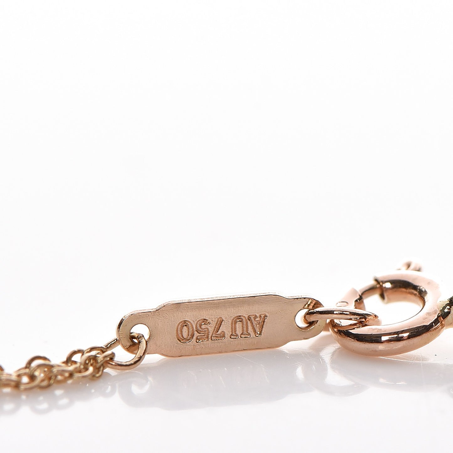 18K Yellow Gold Infinity Bracelet