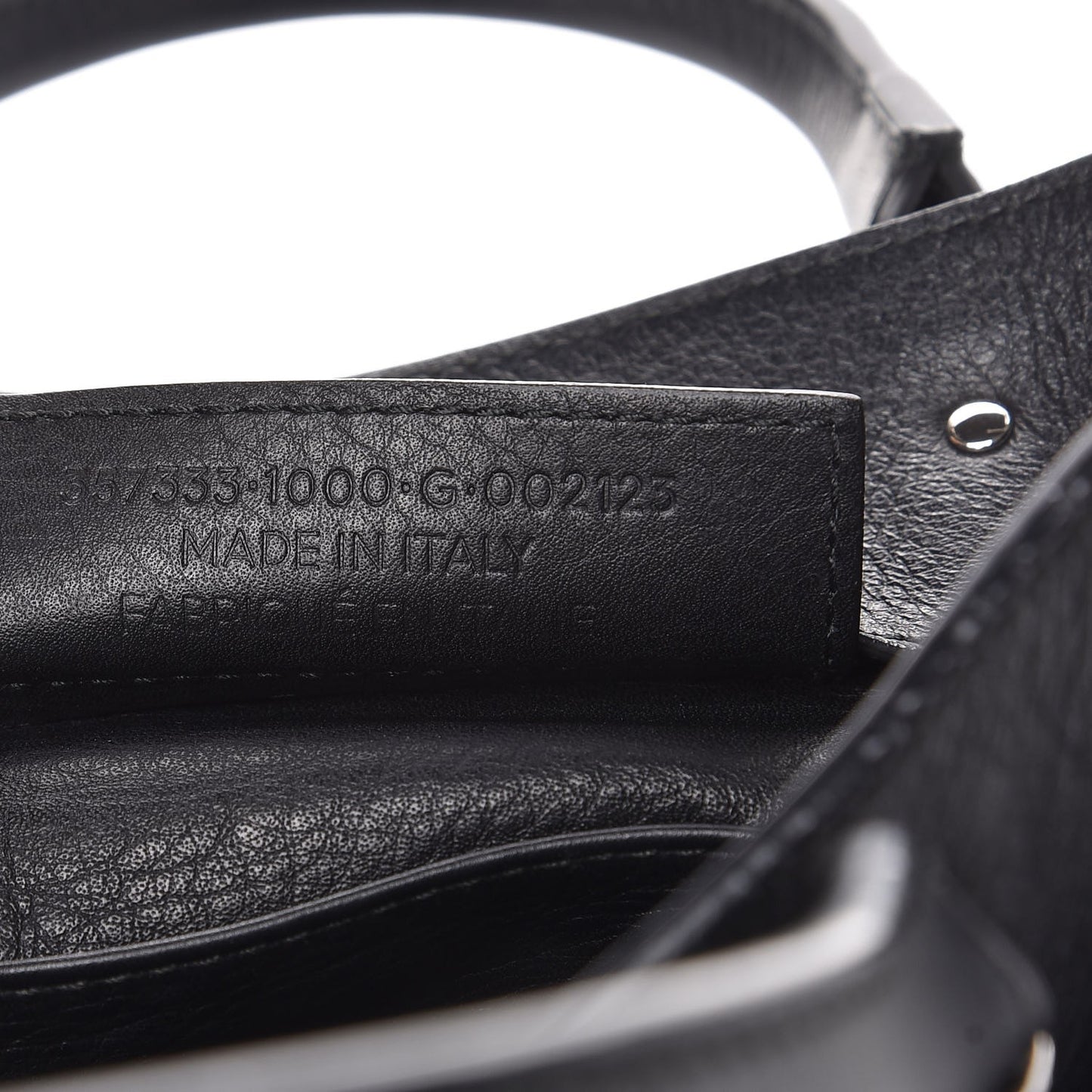 Grained Calfskin Papier Mini A4 Zip Around Tote Black