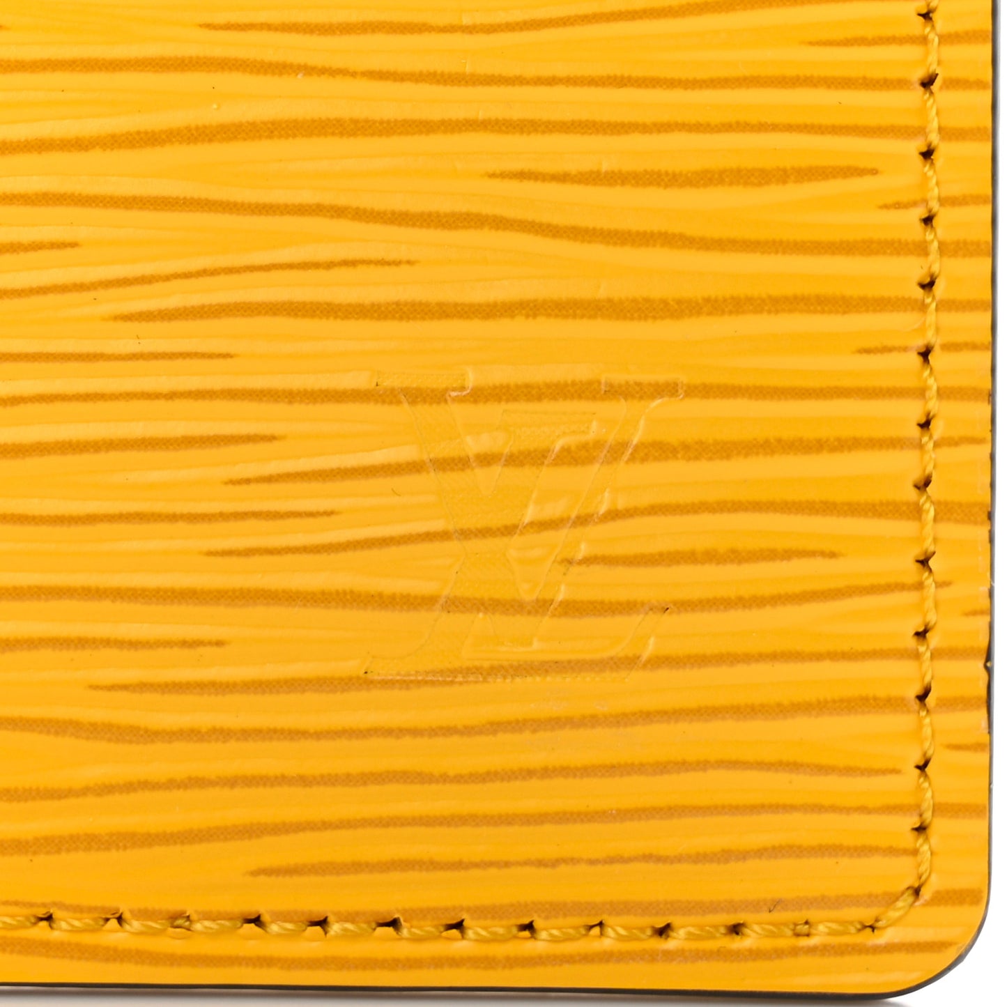 Epi Card Holder Jonquille