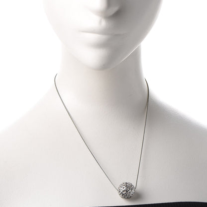 David Yurman Sterling Silver Diamond Star Orb Tapestry Necklace 2 of 7