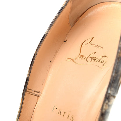 Christian Louboutin Patent Vernis Mouchete So Kate 120 Pumps 39.5 Black 8 of 10