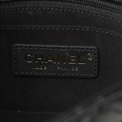 Chanel Shiny Lambskin Quilted Small Montcoco Flap Black 6 of 12