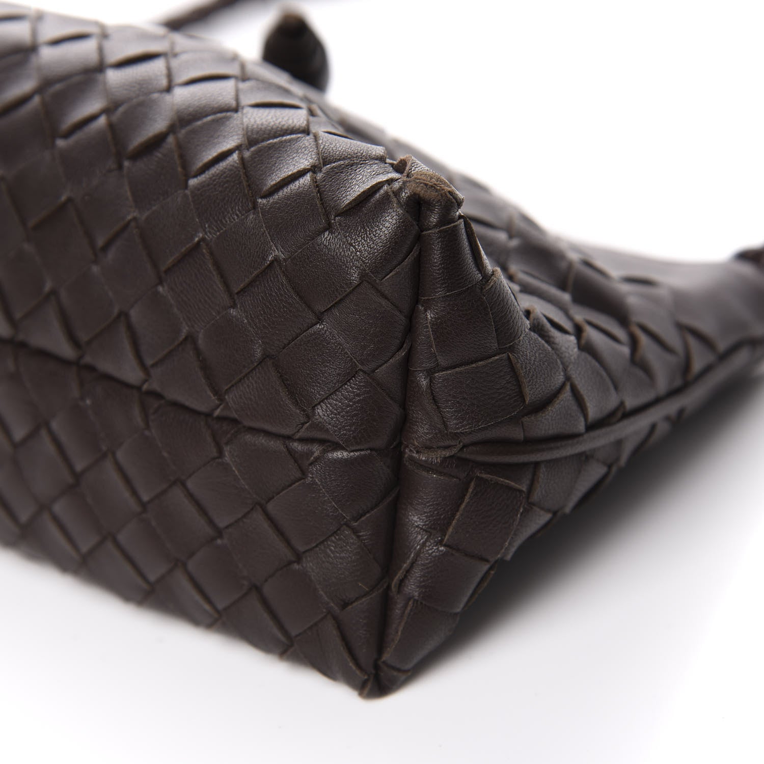 Bottega Veneta Nappa Intrecciato Mini Shoulder Bag Ebano 7 of 11