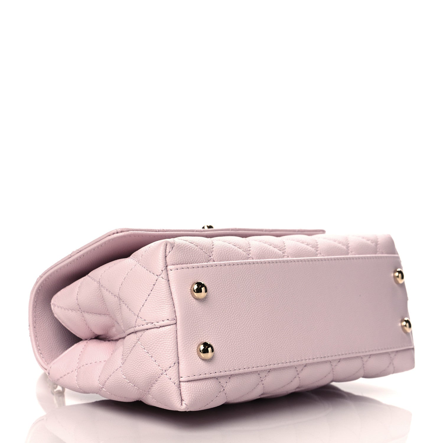 Chanel Caviar Quilted Mini Coco Handle Flap Light Pink 5 of 12