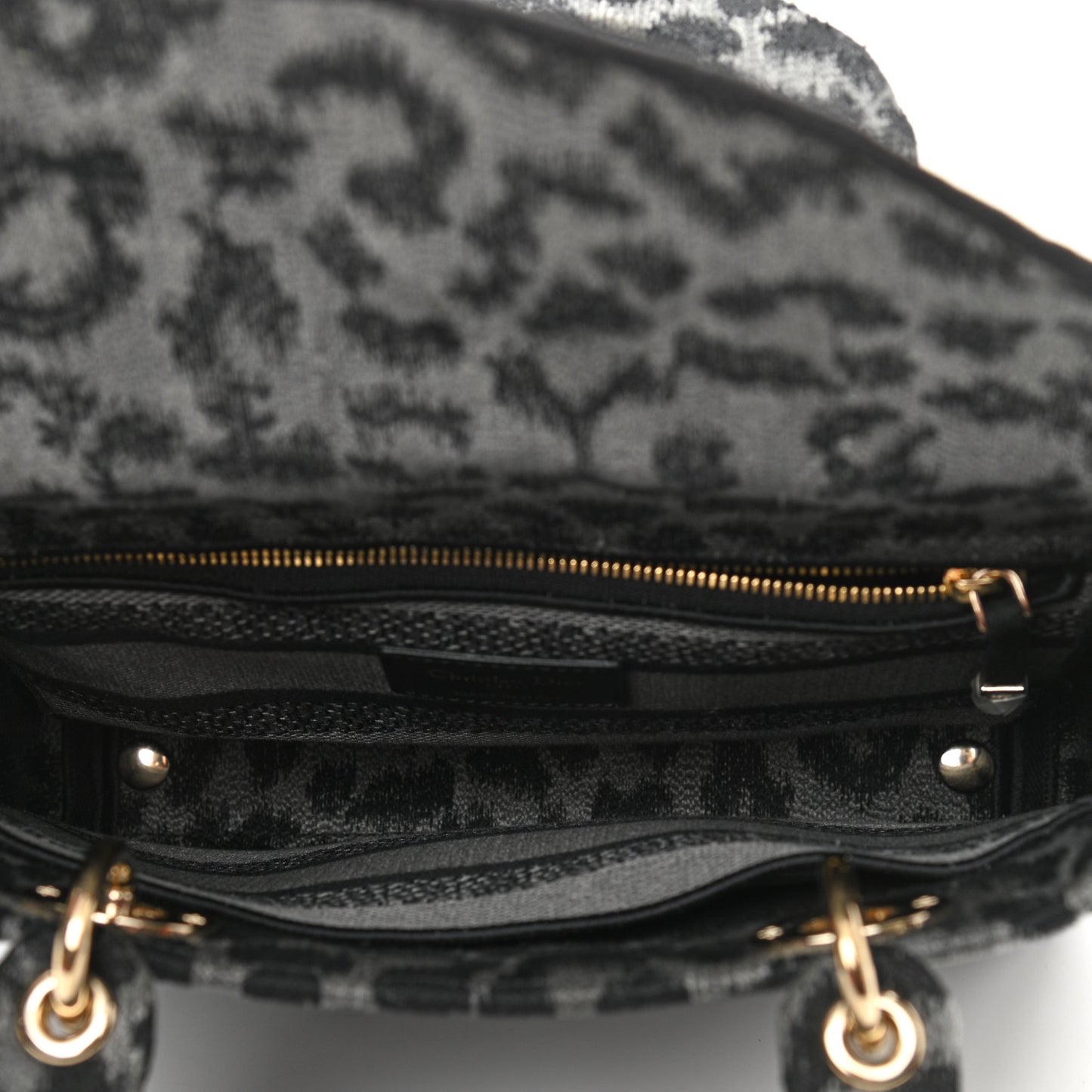 Canvas Mizza Embroidered Medium Lady D-Lite Gray