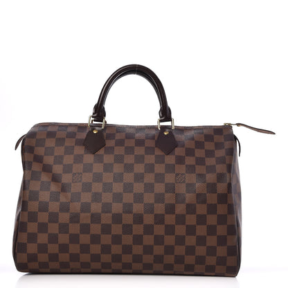 Louis Vuitton Damier Ebene Speedy 35 1 of 10