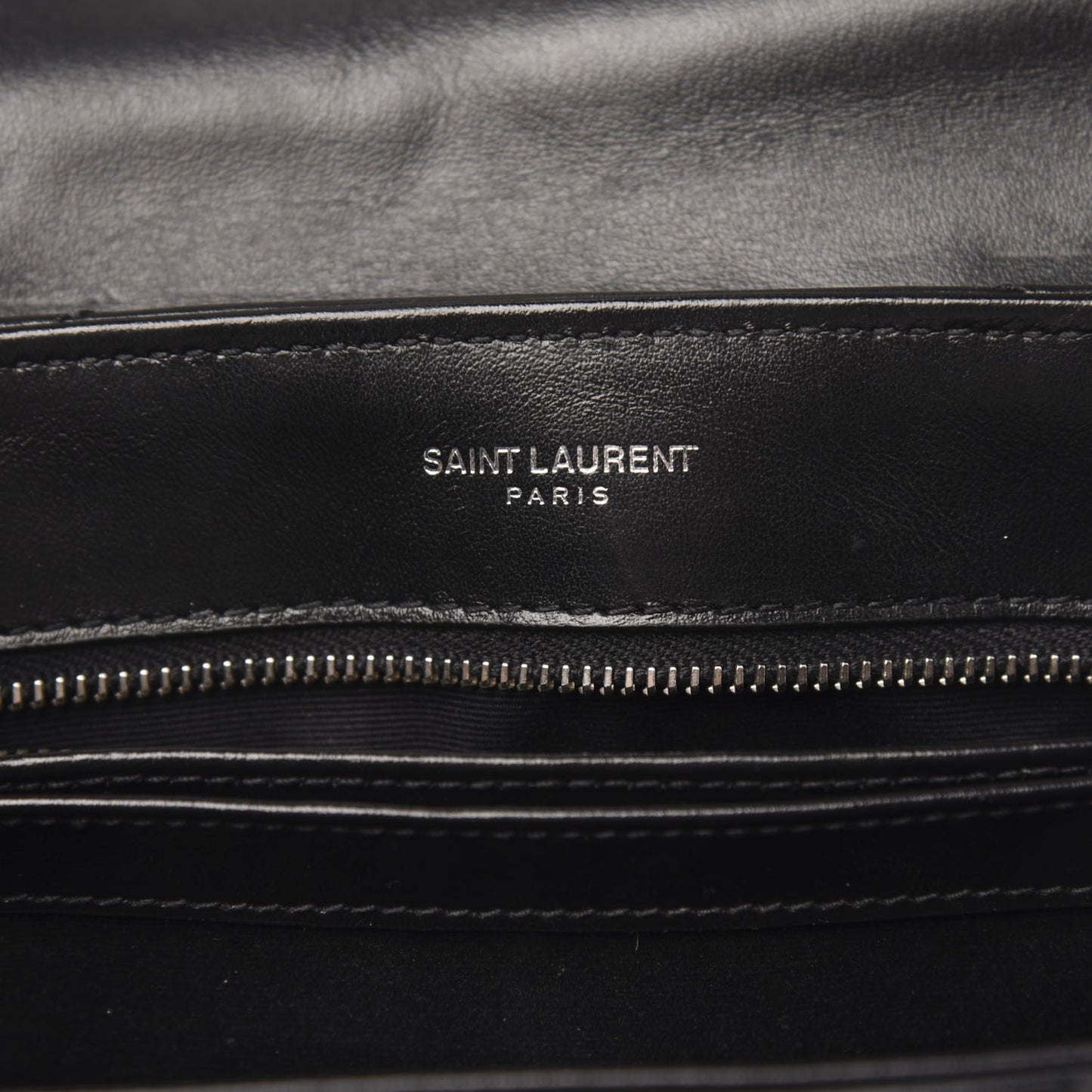 Calfskin Y Quilted Monogram Toy Loulou Crossbody Bag Black