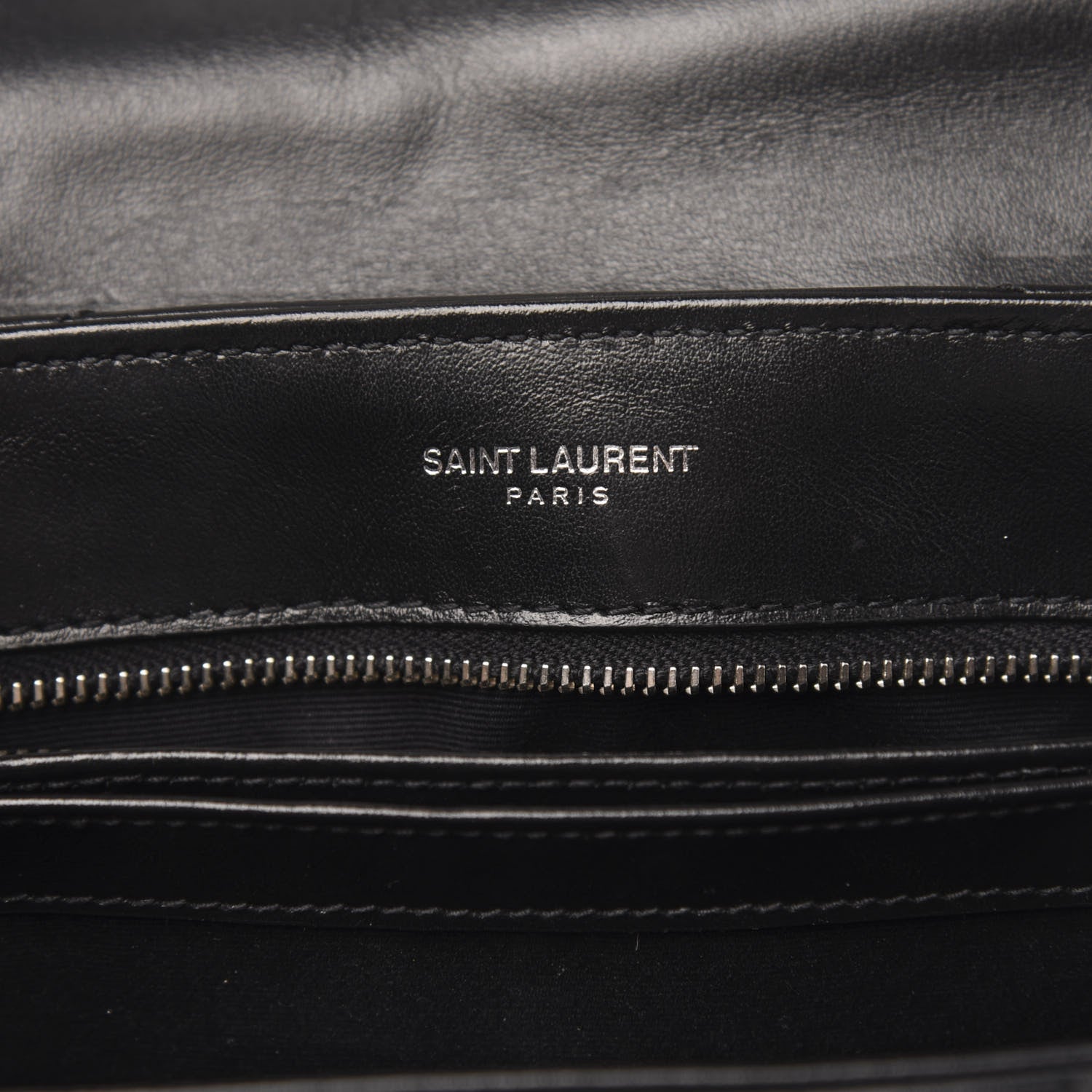 Saint Laurent Calfskin Y Quilted Monogram Toy Loulou Crossbody Bag Black 6 of 14