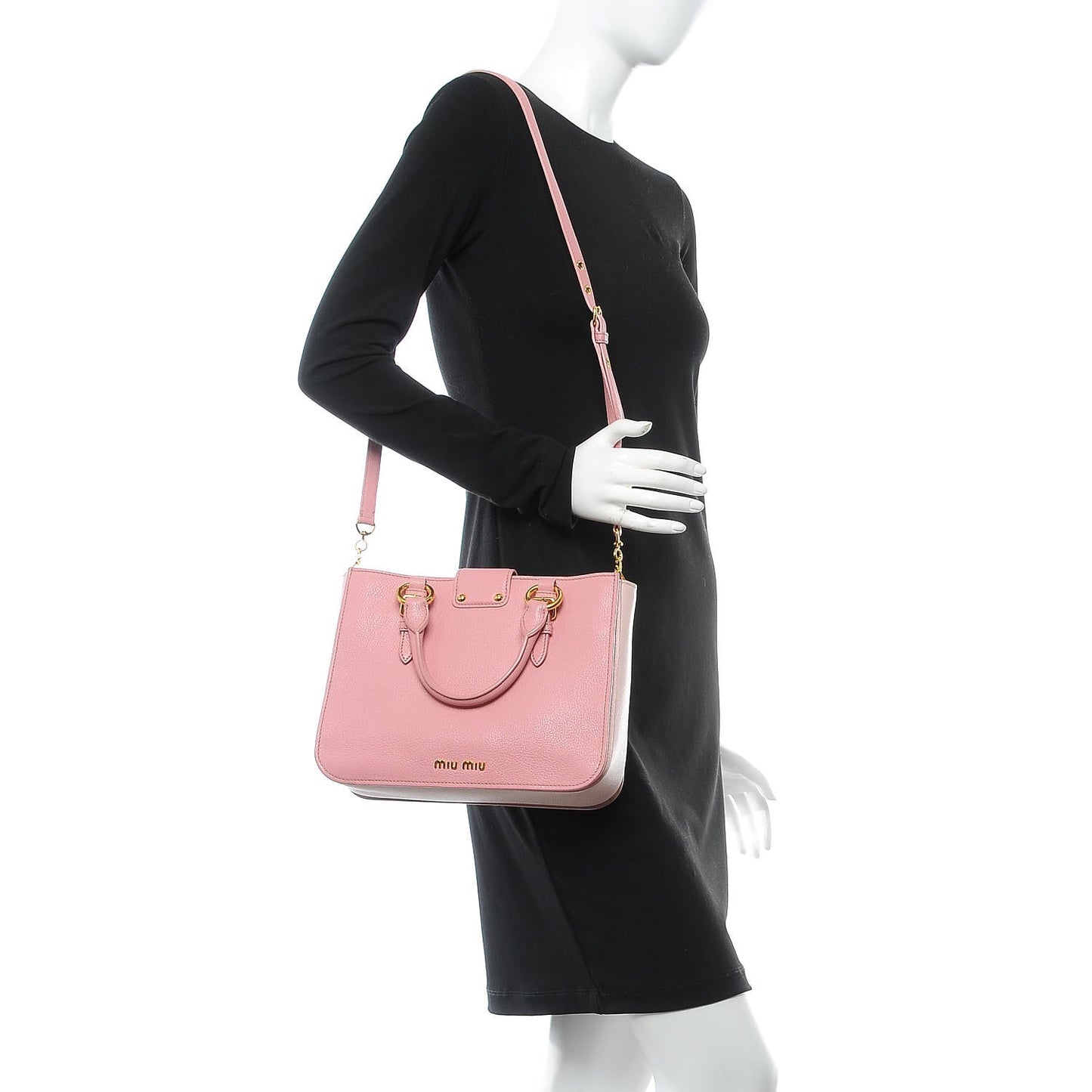 Goatskin Madras Shopping Tote Rosa Gemma