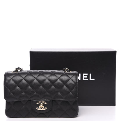 Chanel Caviar Quilted Mini Rectangular Flap Black 12 of 12