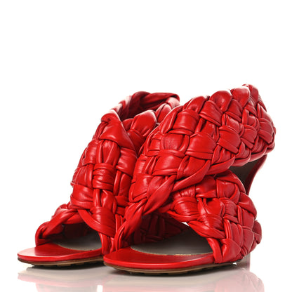 Bottega Veneta Shiny Nappa Intrecciato The Board Sandals 37 Nail Polish 3 of 7