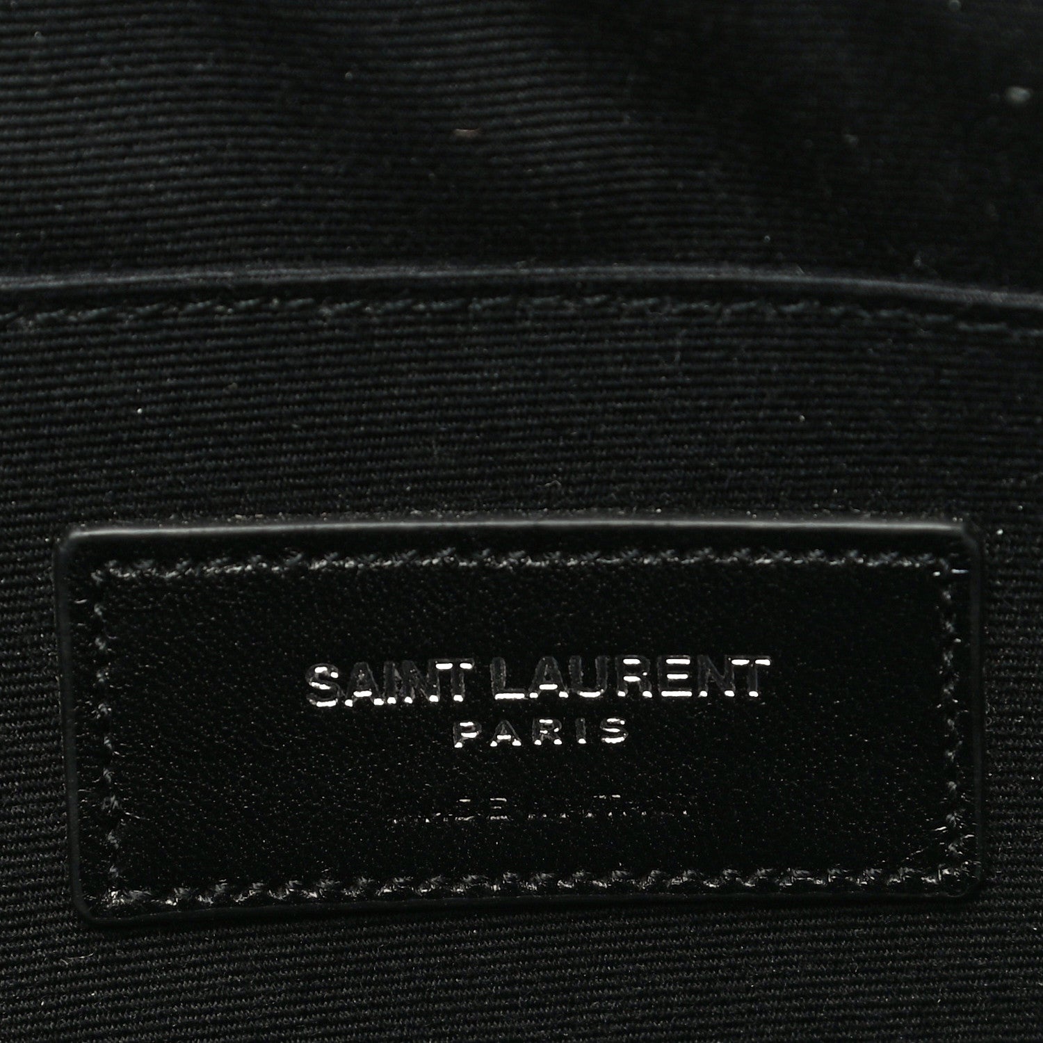 Saint Laurent Calfskin Universite Zipped Tablet Holder Black 6 of 14
