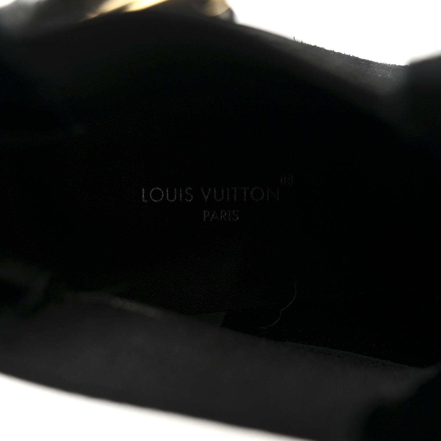 LV Suede Beaubourge Ankle Boot 38 Black