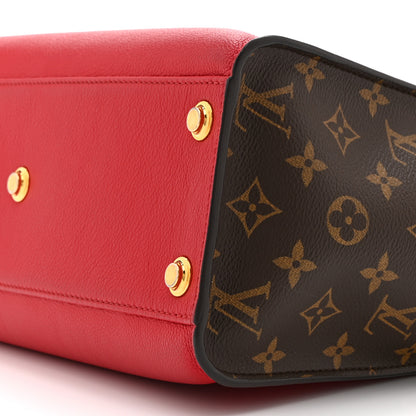 Louis Vuitton Calfskin Monogram On My Side Pirate Red 8 of 8