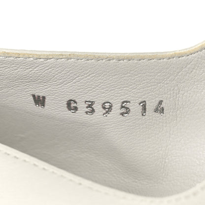 Chanel Lambskin Mary Jane Flats 40 White Black 8 of 9