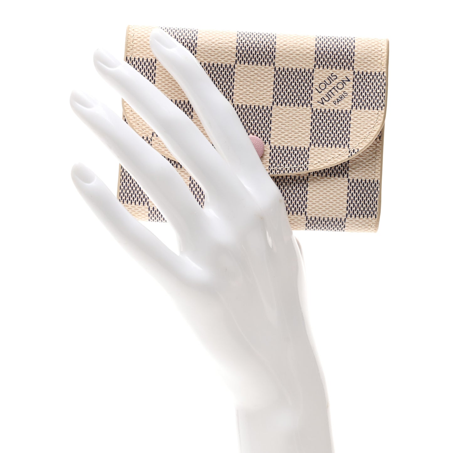 Damier Azur Rosalie Coin Purse Rose Ballerine
