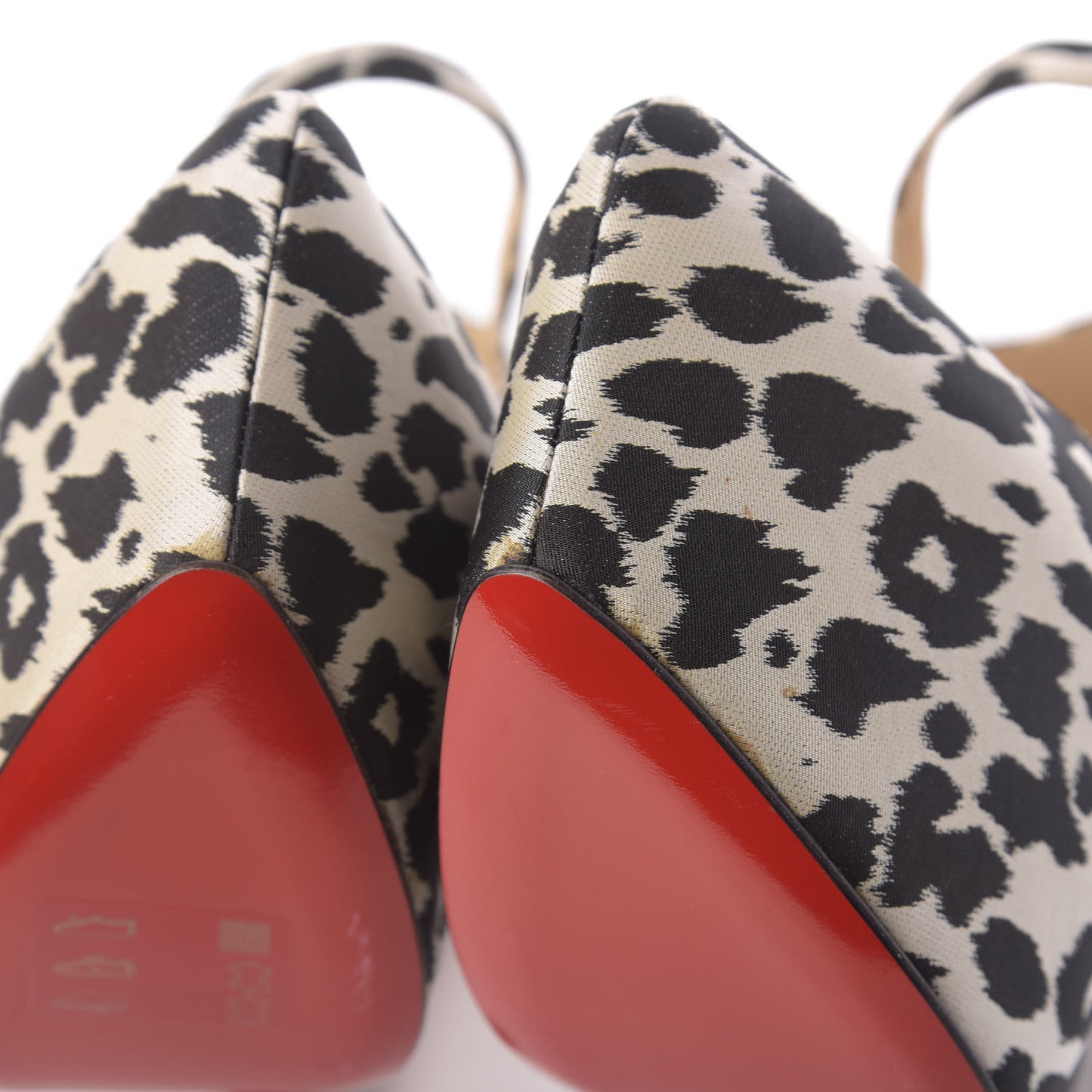 Tissu Leopardino Lady Daf 160 Pumps 37.5 Black White