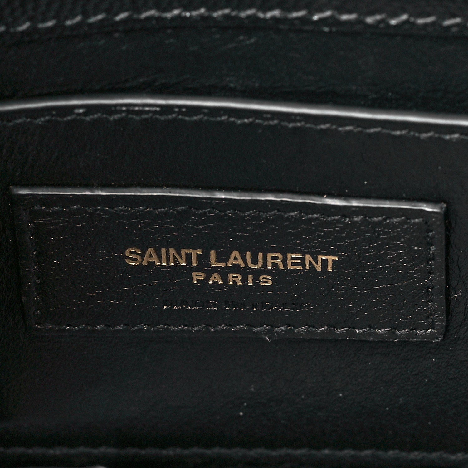 Saint Laurent Grain de Poudre Mini Classic Monogram Cassandra Top Handle Black 6 of 10