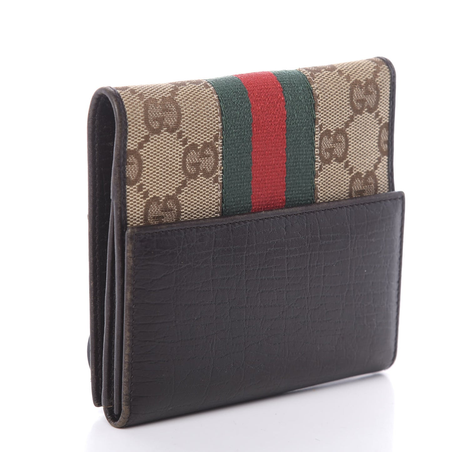 Monogram Web Wallet Brown