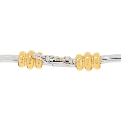 Roberto Coin 18K Yellow White Gold Diamond Collar Necklace 3 of 3