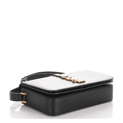 Saint Laurent Smooth Calfskin Medium Classic Monogram Universite Bag Black 4 of 6