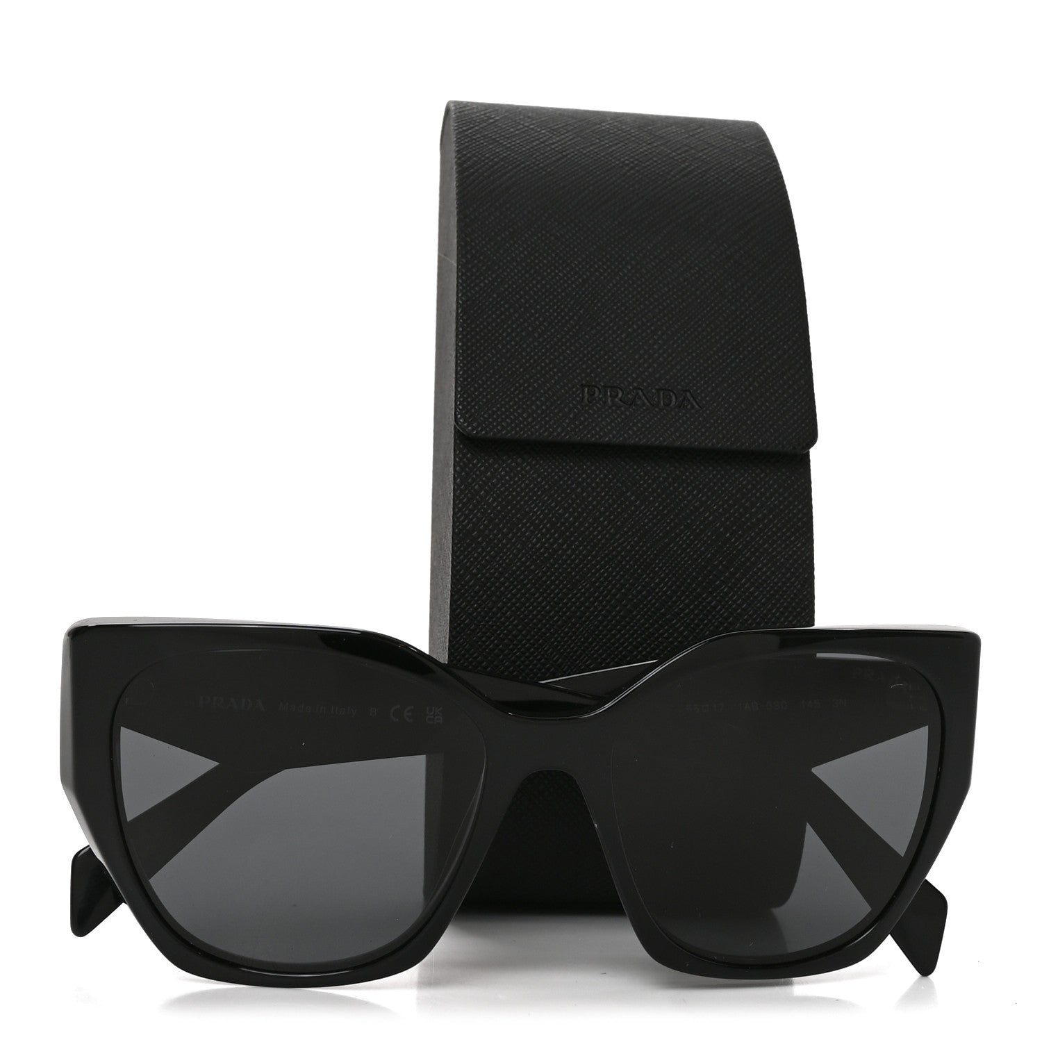 Prada Acetate Symbole Sunglasses SPR 19Z Black 7 of 7