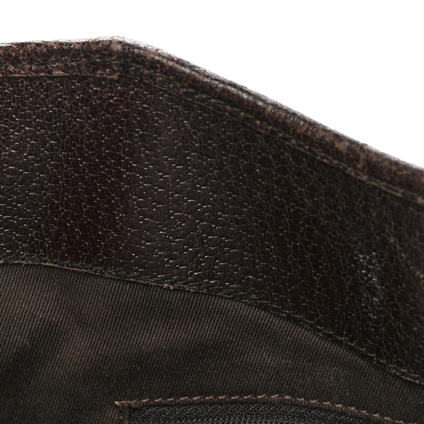 Monogram Signature Tote Dark Brown