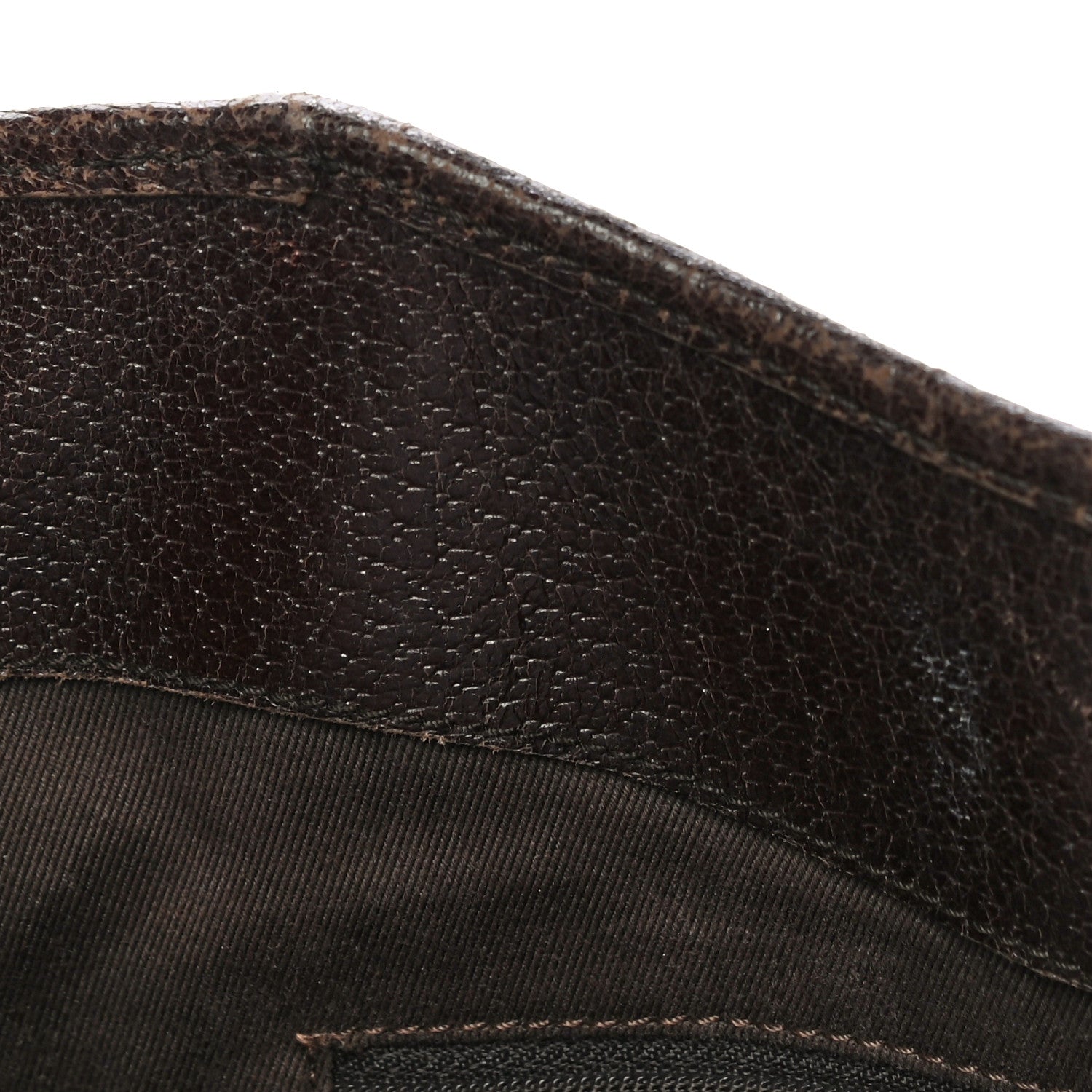 Gucci Monogram Signature Tote Dark Brown 22 of 41