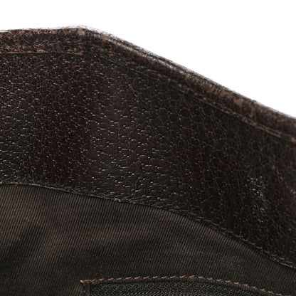 Gucci Monogram Signature Tote Dark Brown 22 of 41
