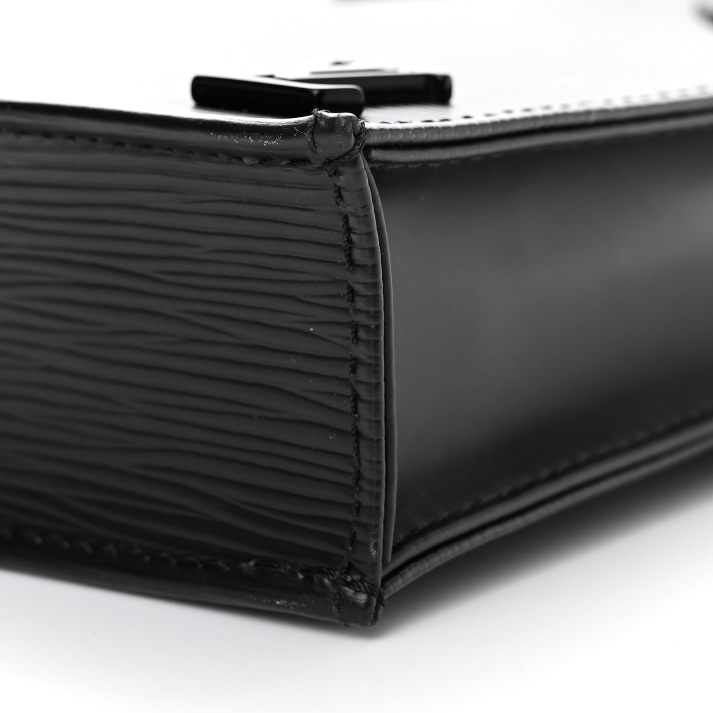 Epi Jacquard Petit Sac Plat Black