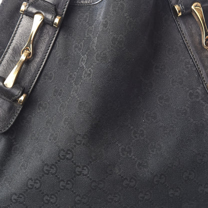 Gucci Monogram Medium Pelham Shoulder Bag Black 8 of 8