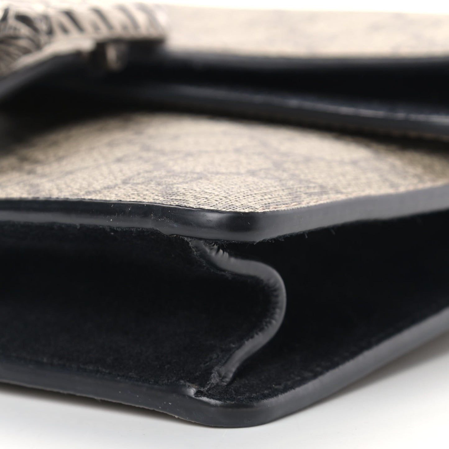 GG Supreme Monogram Mini Dionysus Shoulder Bag Black