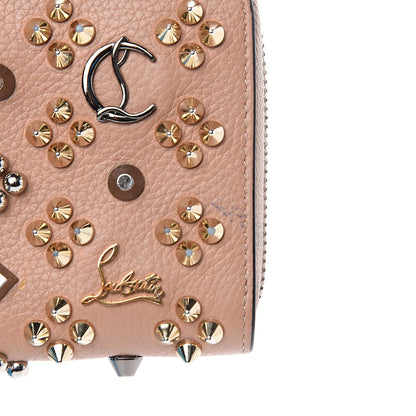 Christian Louboutin Calfskin Loubinthesky Panettone Wallet Nude Multimetal 8 of 10