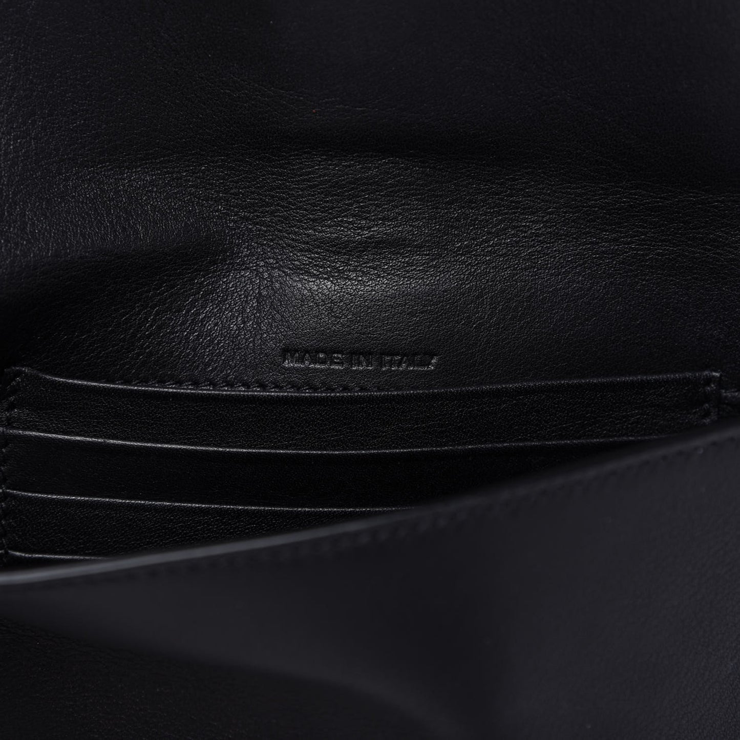 Calfskin Monogram Tri Pocket Crossbody Bag Black