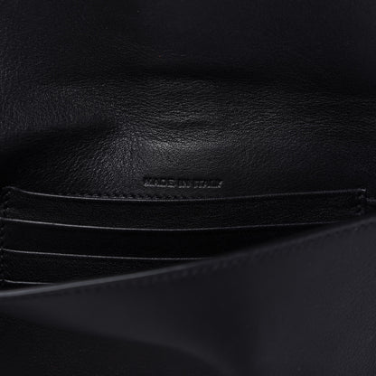 Saint Laurent Calfskin Monogram Tri Pocket Crossbody Bag Black 10 of 11