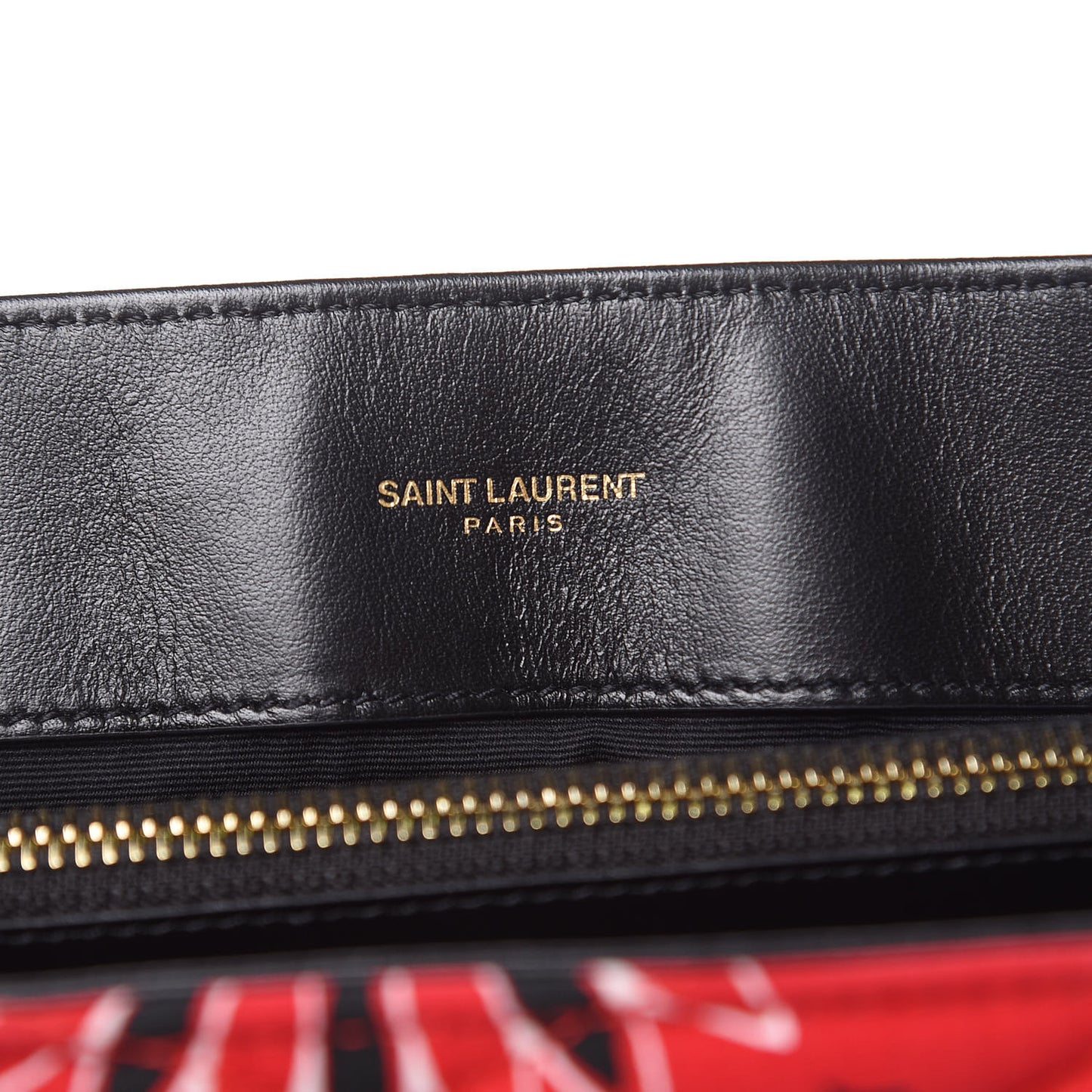 Canvas Bandana Medium Loulou Chain Satchel Red