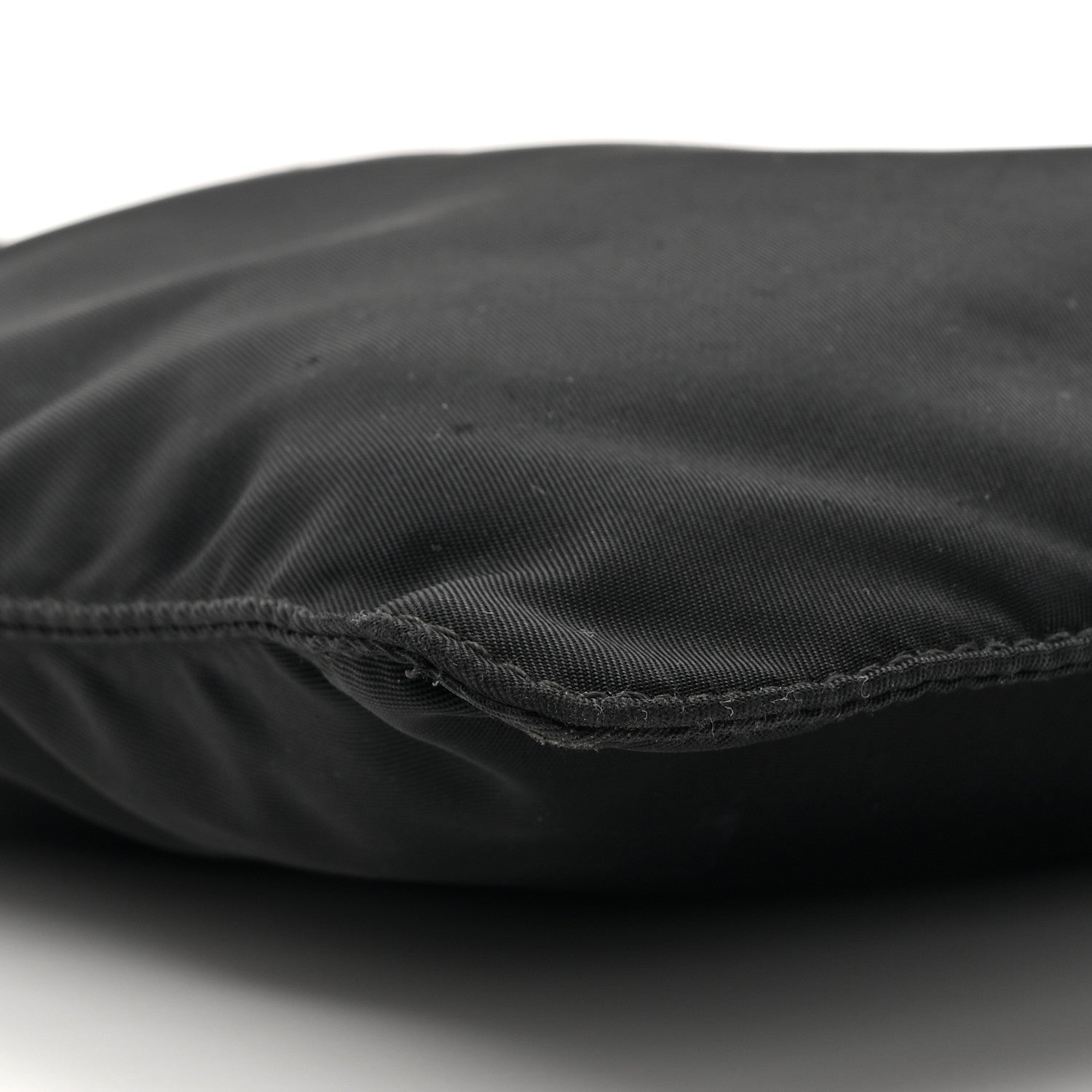 Prada Tessuto Nylon Saffiano Flat Messenger Bag Black 9 of 11