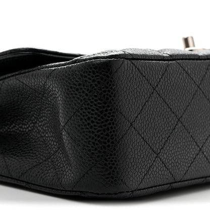Chanel Caviar Quilted Medium Double Flap Black 9 of 13